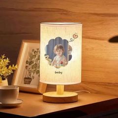 Custom Photo Bedside Lamp Personalised Nordic Style