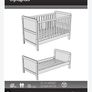 mamas and papas Rialto cotbed and Clevemama pocket sprung mattress Image 4