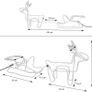 Christmas LED Decorative Reindeer with Sleigh Image 6