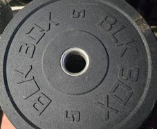 BLK box 5kg heavy duty bumper plate set