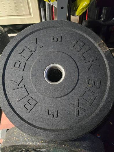 BLK box 5kg heavy duty bumper plate set