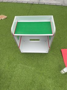 Lego building table and storage