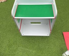 Lego building table and storage