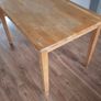 Solid Wood Dining Table 120x75cm Image 4