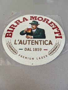 Moretti Italian Beer Sign 40.5 cm
