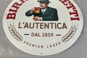 Moretti Beer Embossed Metal Sign 40.5 cm