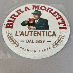 Moretti Beer Embossed Metal Sign 40.5 cm