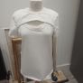 Alexander McQueen Pre-Fall 2021 Cutout T-Shirt Size M Very Good Condition Image 5