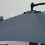 3m Cantilever Parasol with Solar LED Lighting, Protective Cover & Base Weights Image 2
