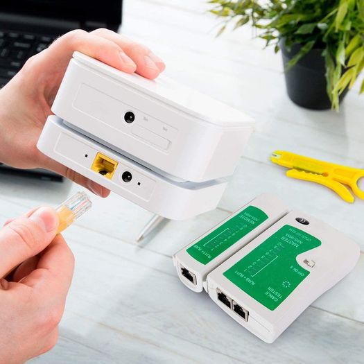 9 in 1 Network Repair Tools Kits - Computer Maintenance Repair LAN Network with Crimp Stripper Tool Set