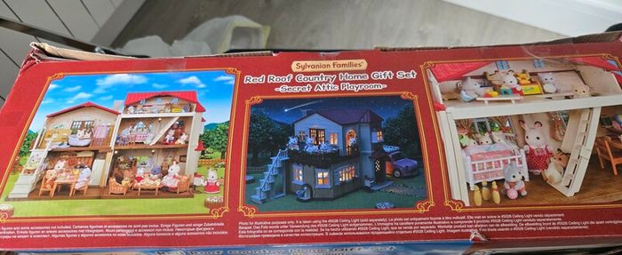 sylvanian family red roof country home gift set