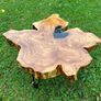 Epoxy resin table, live edge Image 8