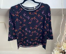 Inwear Floral Black Blouse