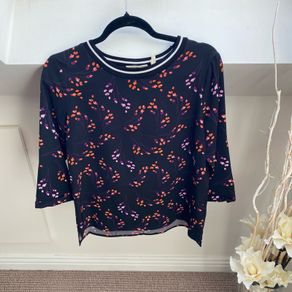Inwear Floral Black Blouse