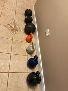 Gym Kettlebell And Slam Ball Collection- Cheap!!
