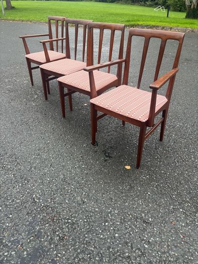 Mid-Century Teak Younger Dining Chairs, Set of 4 (c.1970)