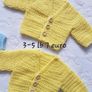 Handmade premature baby cardigans Image 2