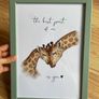 Giraffes Nursery Print -  The best part of me is you Image 3