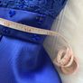 Royal Blue Confirmation Dress / Girls Occasion Dress & Free Blue Ribbon Laces Image 8