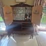 Antique drinks cabinet and contents Image 3