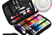 NEW SALE | Sewing Kit with Case, 130 pcs Sewing Supplies for Home Travel and Emergency, Kids Machine, Contains 24 Spools of Thread of 100m, Mending and Sewing Needles, Scissors, Thimble, Tape Measure