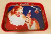 Coca Cola Christmas Tray Metal 28x21 cm