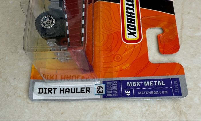Matchbox dirt hauler no.63 brand new in box