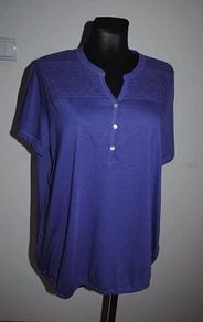 Bm Casual purple top Perfect condition size UK20 EU48 Postage included