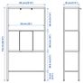 2x Shelving Unit Baggebo Image 2