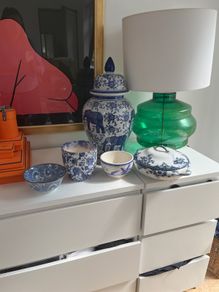 blue and white ceramics