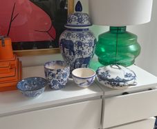 blue and white ceramics