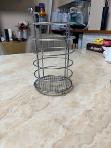 Chrome Utensil Holder