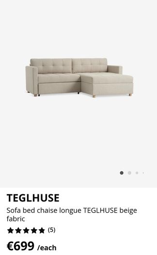 Jysk Corner sofa bed with storage Brand New