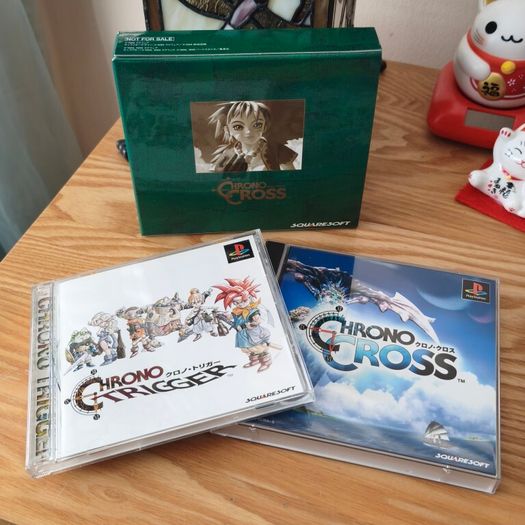 Chrono Cross Chrono Trigger Memorial Playstation Japan PS1.