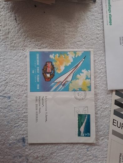Stamps.FDC Concordes 1st.Flight.1969