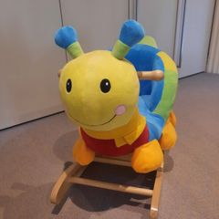 Wooden Colourful Baby Toddler Rocker. Excellent Condition