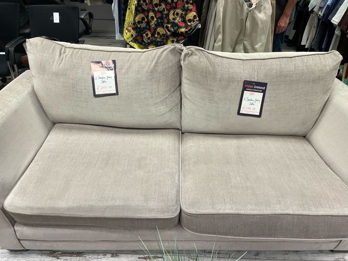 Grey 3 Seater Sofa