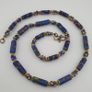 Vintage Venetian Style Floral Glass Beads Necklace Image 9