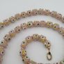 Vintage Venetian Style Tiny Eyes Glass Beads Necklace Image 7