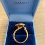 Newbridge Silverware ring with Montana coloured stone Image 3