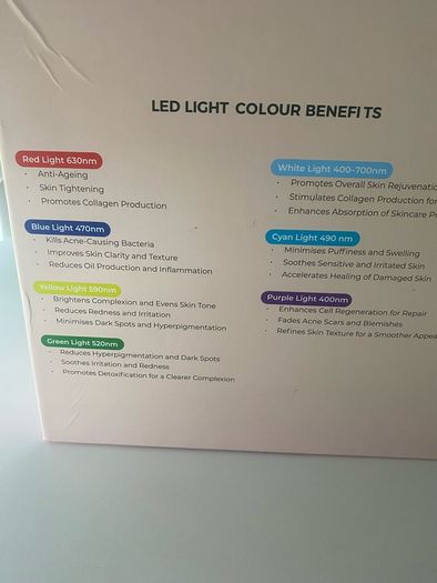 LED Face and Neck mask