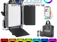 main image for ad 45224 -1 Neewer 480 RGB Led Light with APP Control Metal Shell for Photography