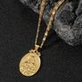 Gold Mary pendant Image 2