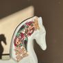Vintage 1980's Cre Irish Porcelain Celtic Horse, Joe McCaul Image 8