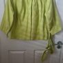Jaeger Lime Green Jacket With Tie Belt Size 14 Image 2