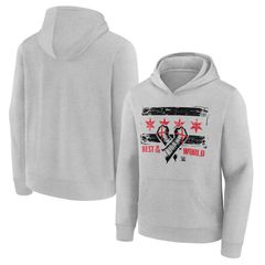 Junior Boys Grey CM Punk best in the world hoodie