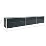 Garden Raised Bed Galvanised Steel 480x80x77 cm Anthracite Image 9