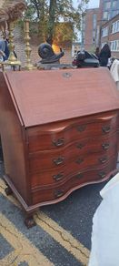 Antique Mid Century Bureau Desk Rare