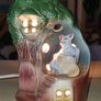 Vintage Handmade Studio Pottery lamp Image 5
