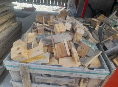 cut up pallets